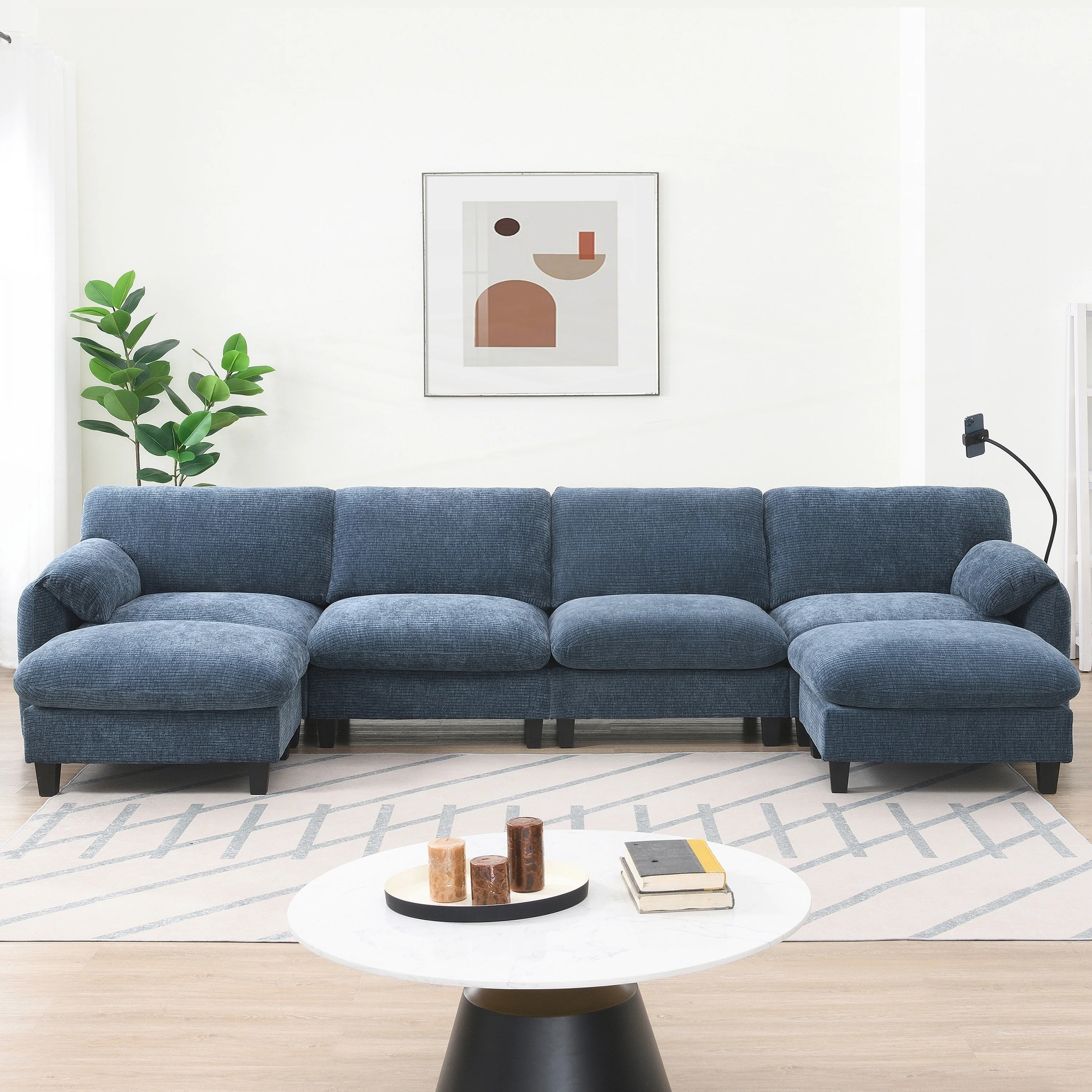 140 Inch Modular Sectional Sofa