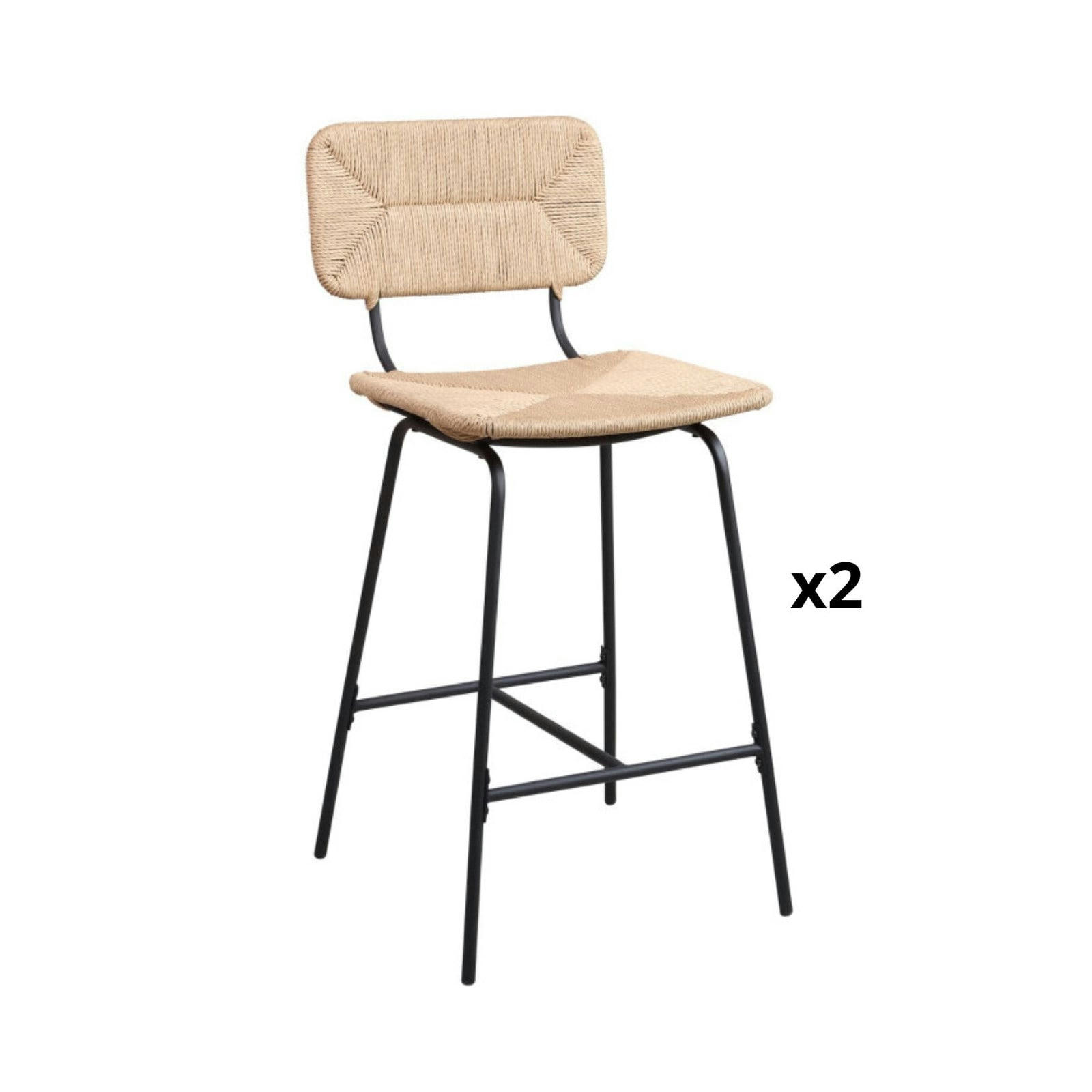 TIDRA - Meuble lave-mains NIKA Décor chêne intérieur blanc + robinet + miroir
