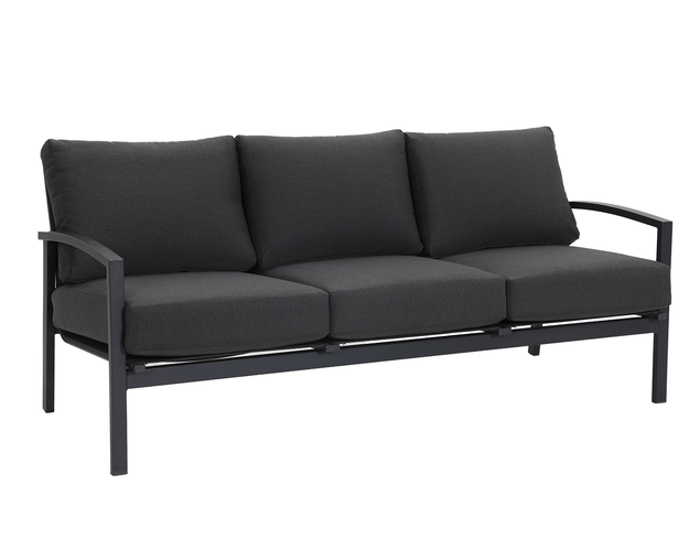 Jette 5 Seater Lounge Setting Bundle - Gunmetal Grey