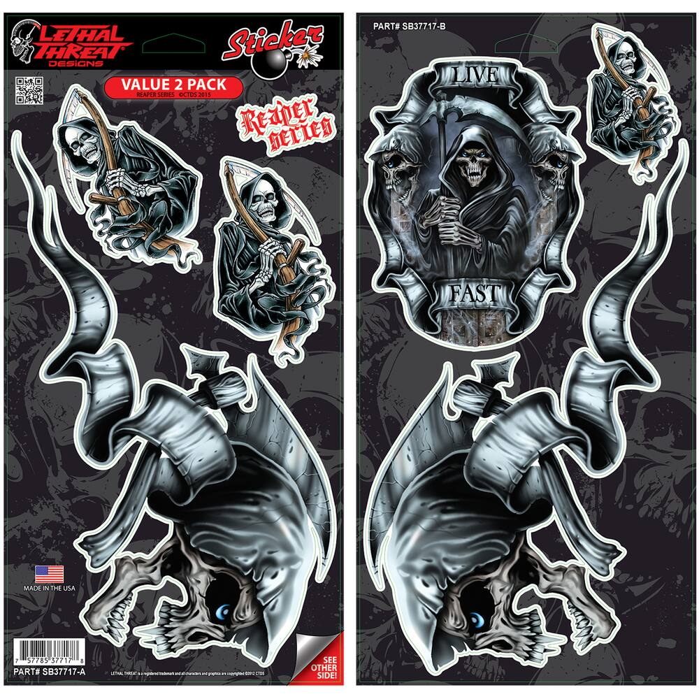Lethal Threat Reaper Rod Decal