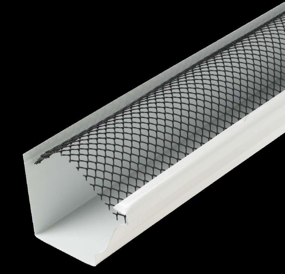Vantage Gutter Guard, for Leaves, 6-in x 25-ft, Black
