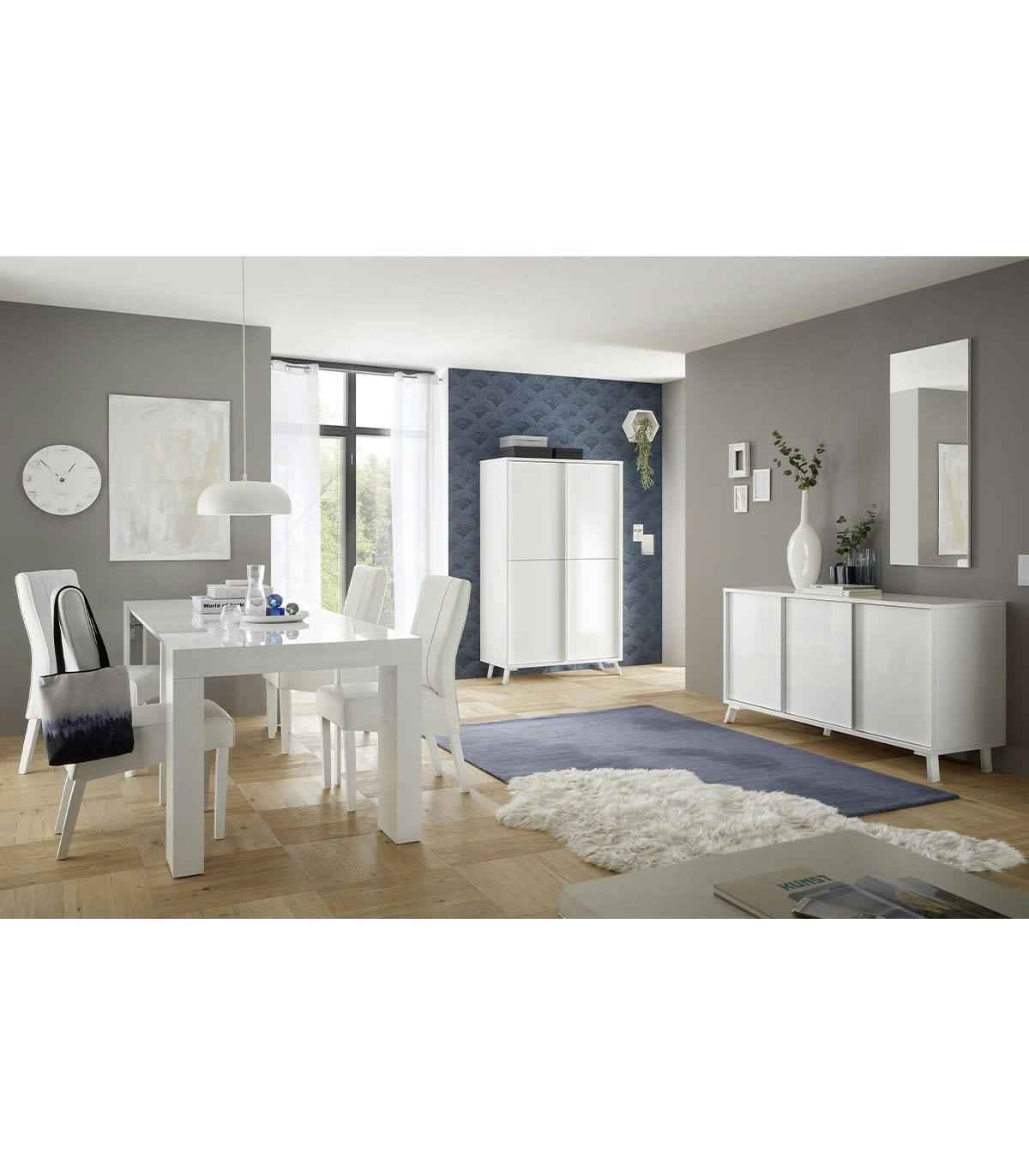 CITY - Buffet 4 portes  - H174 cm