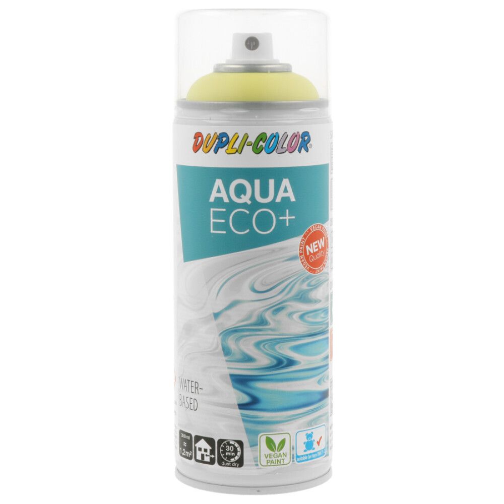 SPRAYMALING DUPLI-COLOR AQUA ECO  SITRONSORBET MATT GUL 350ML