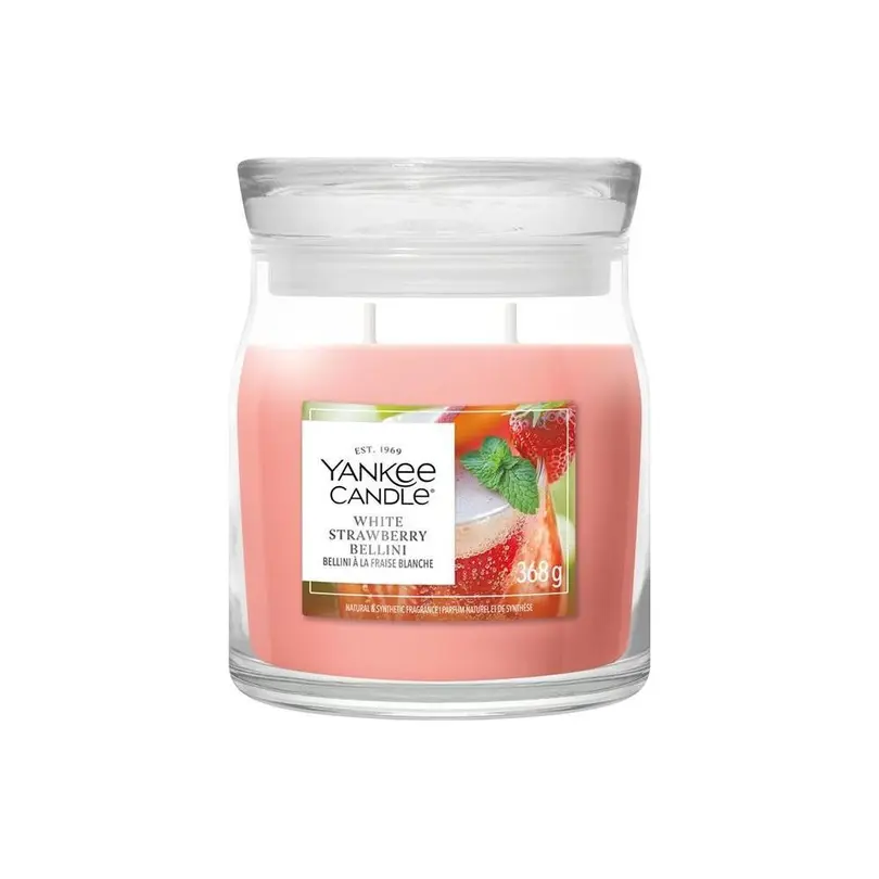 Duftkerze White Strawberry Bellini