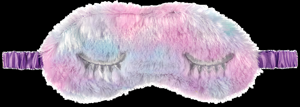 Kids' Sparkle Ultra-Soft Sleep Eye Mask, Purple/Pink/Blue