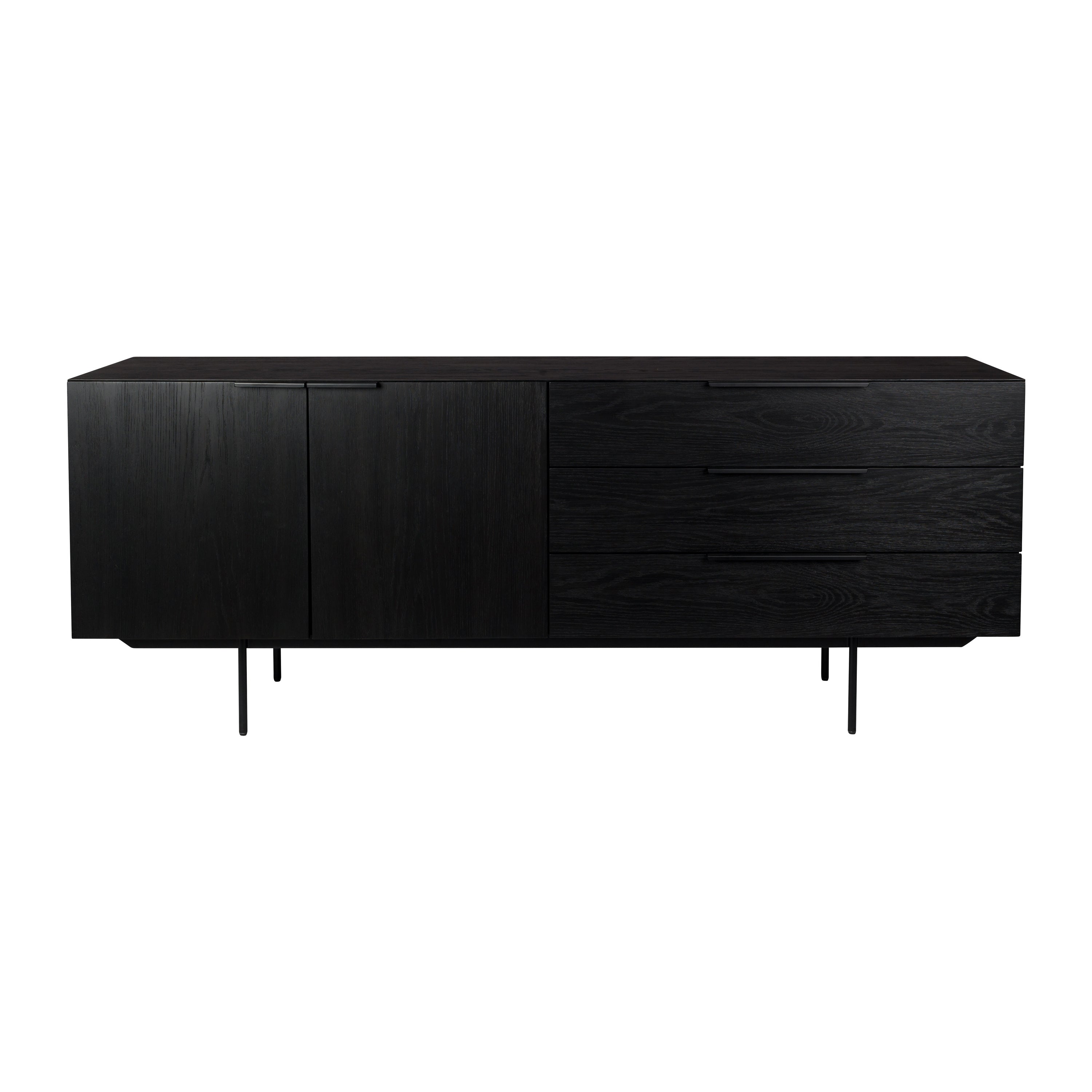 Zuiver Travis Dressoir - Zwart Eiken