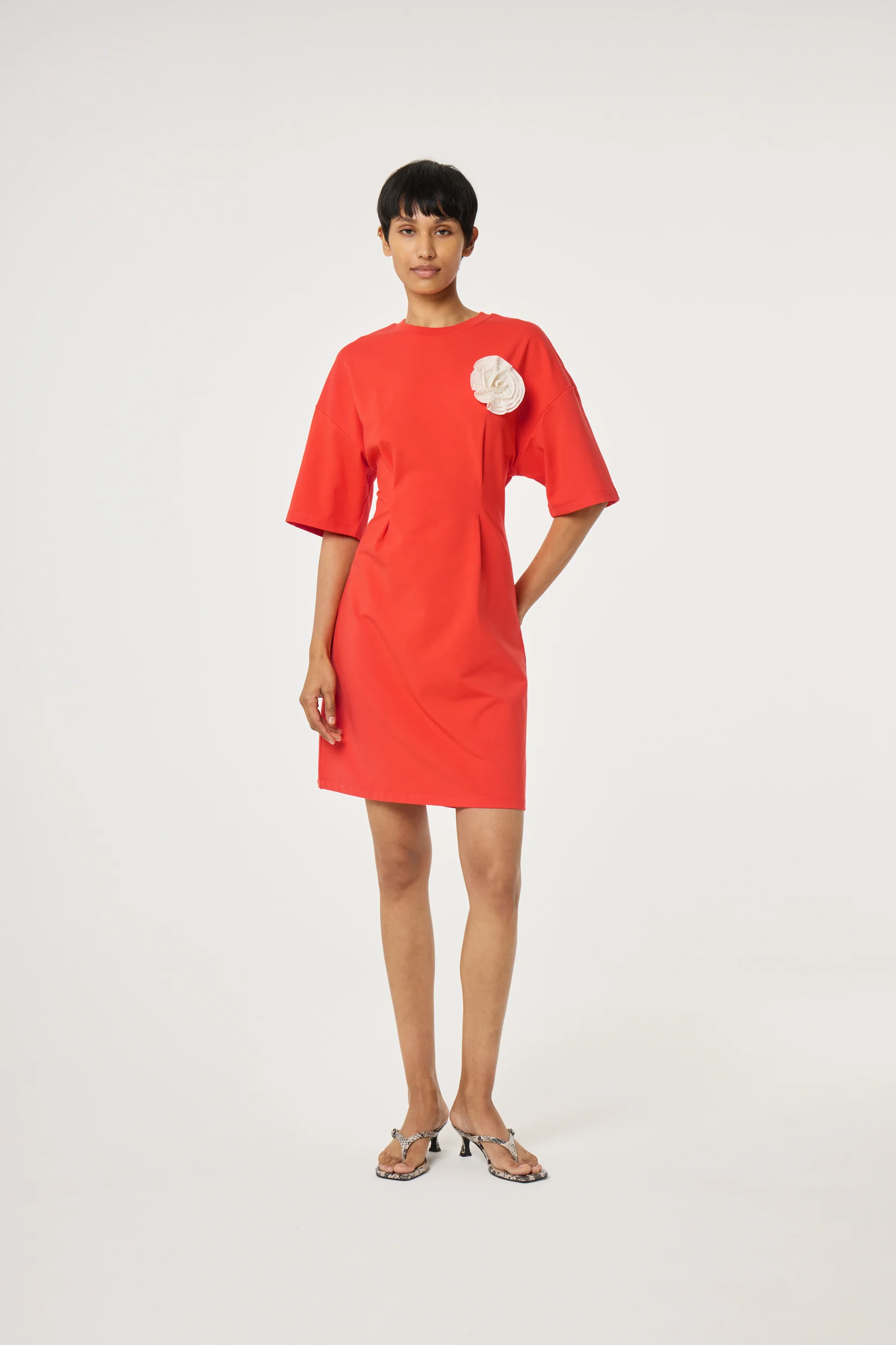Astan Dress | Tangerine Tango