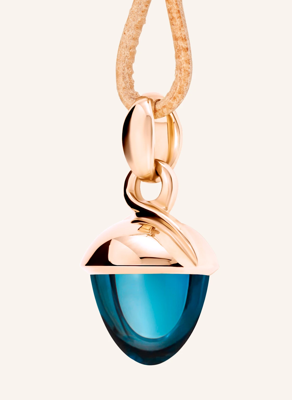 TAMARA COMOLLI Anhänger PENDANT MIKADO BOUQUET LONDON TOPAZ London Topas 18K Roségold