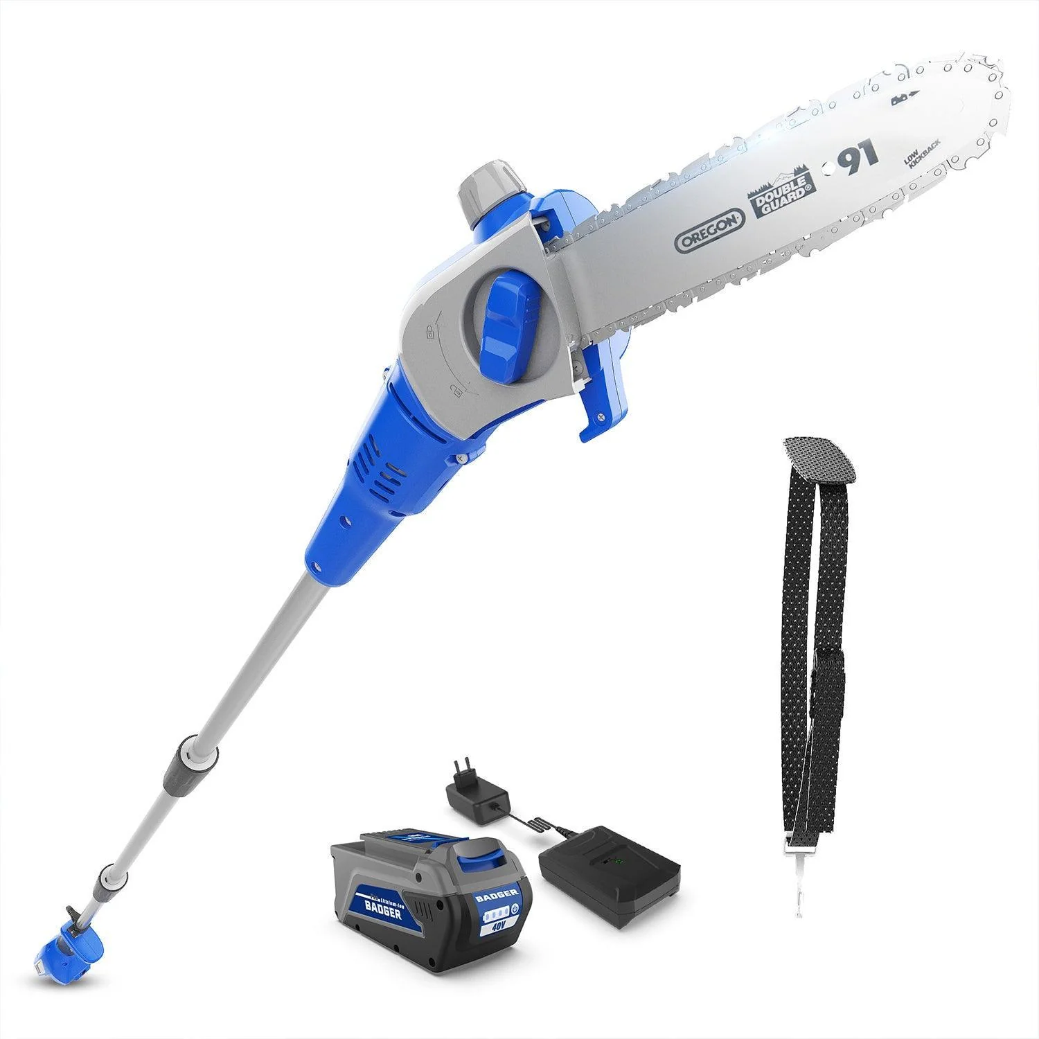 40V 8”-9.18” Portable Cordless  Electric Pole Saw With 2.0Ah Battery