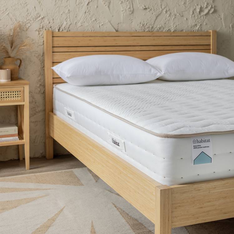 Habitat Aleta Natural 2000 Pocket Bliss Mattress - Double
