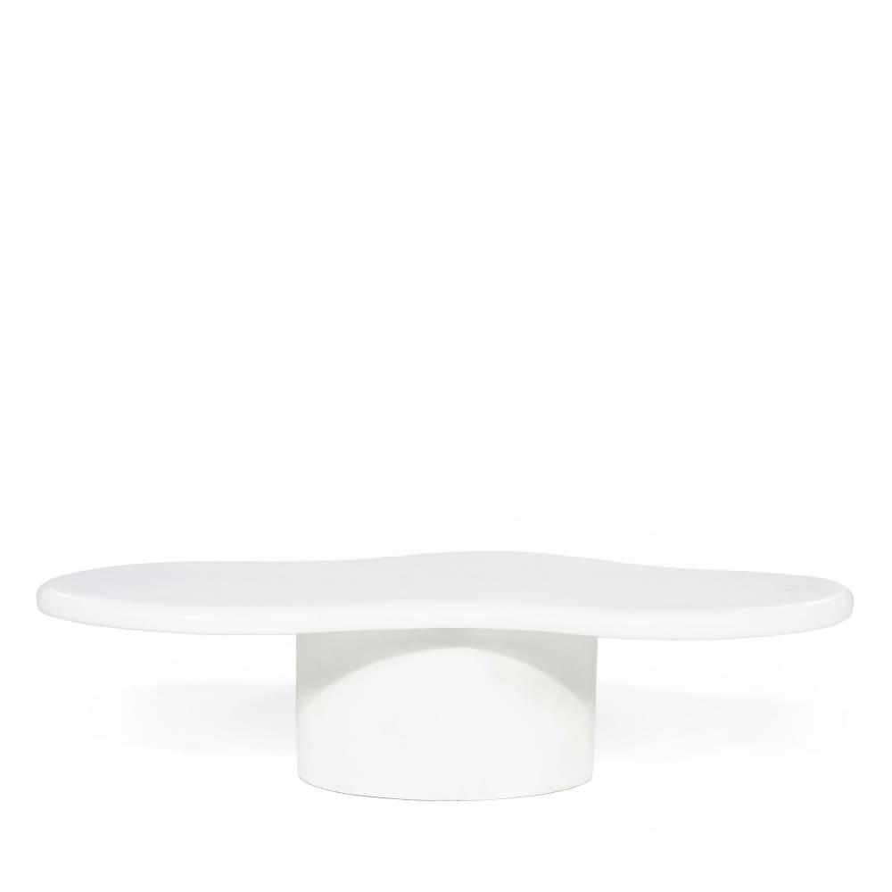 SEKI - Table basse organique blanc