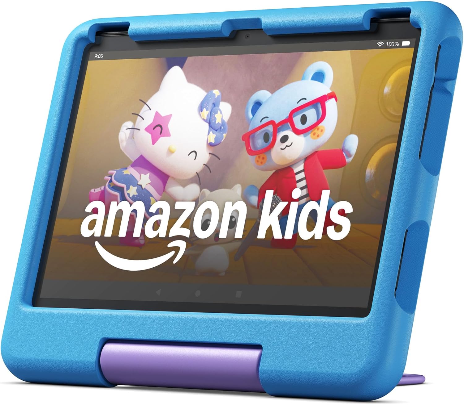 Amazon Fire HD 10 Kids tablet (newest model) ages 3-7 | Bright 10.1 HD screen with included ad-free and exclusive content, robust parental controls, 13-hr battery, 32 GB, Blue