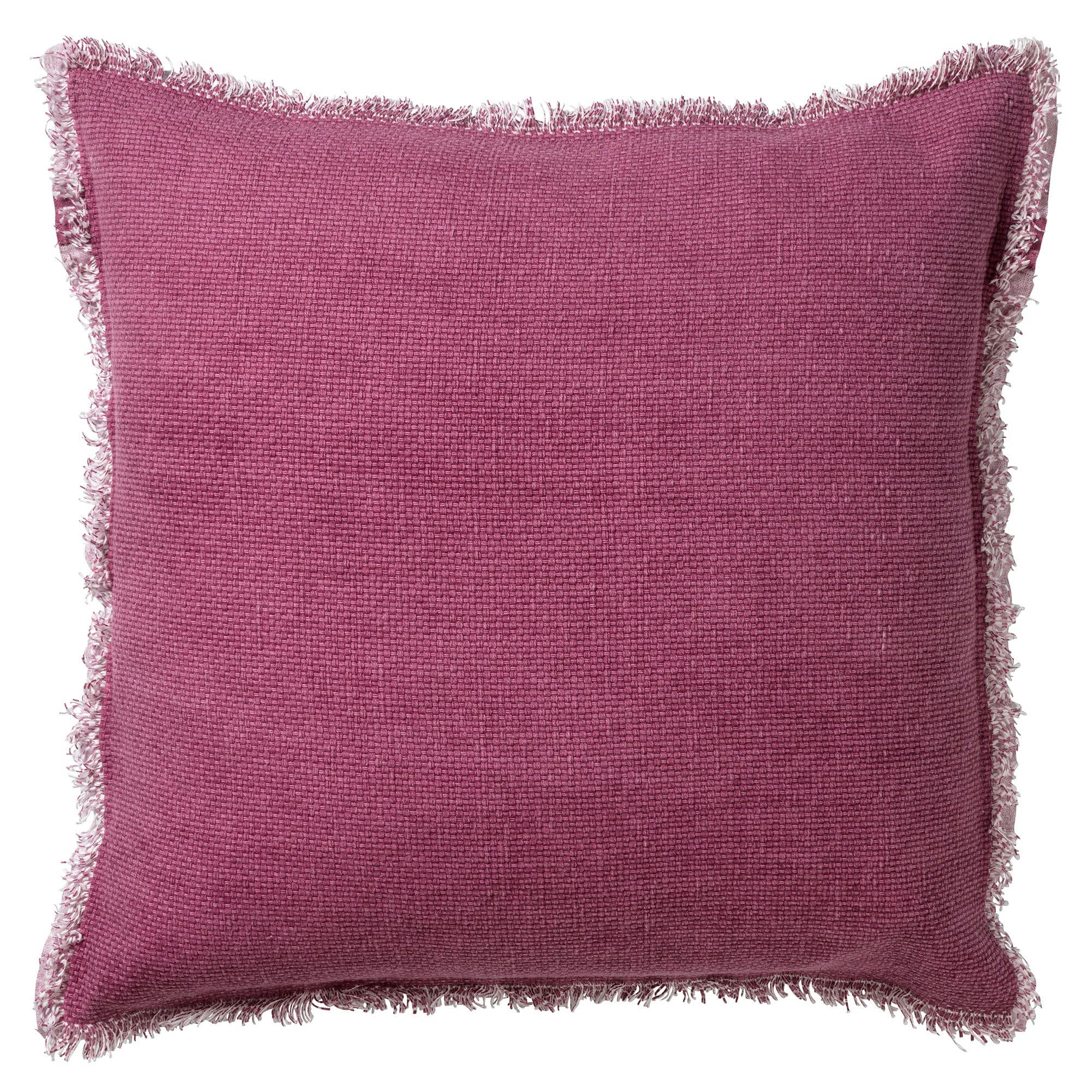 - Coussin - rose en coton 45x45 cm uni
