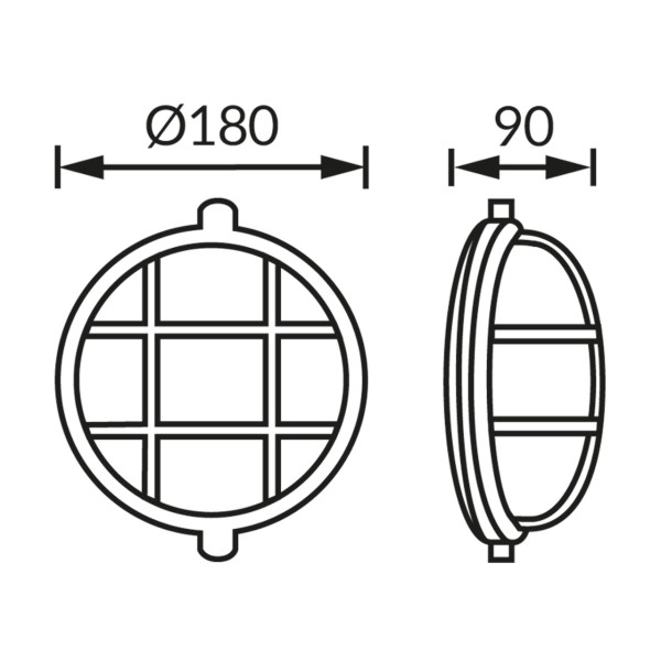 Lampa sufitowa zewnętrzna SALTO biała 1 x E27 x 10W IP65 Struhm