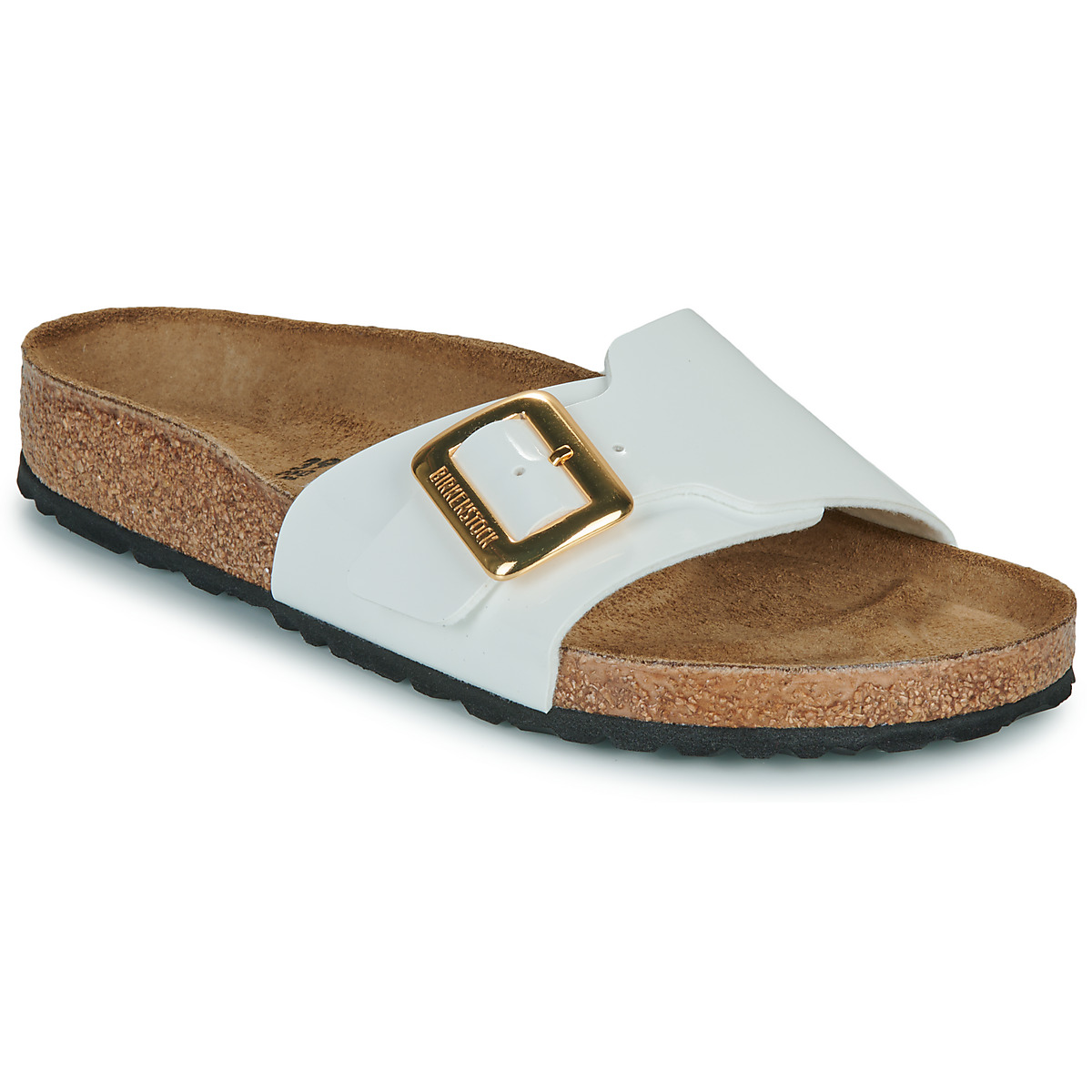 BIRKENSTOCK - Catalina Cushion Buckle - White / Patent / White / Regular
