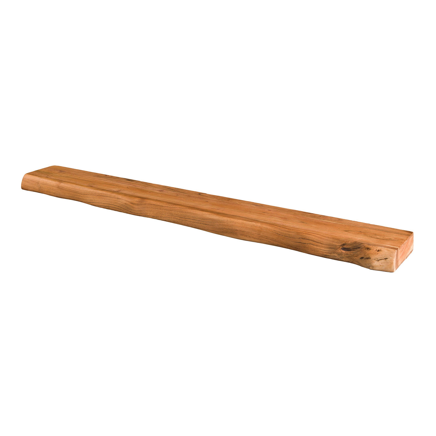 Giga Meubel Wandplank Tree - Naturel Acaciahout - 200x25x8cm