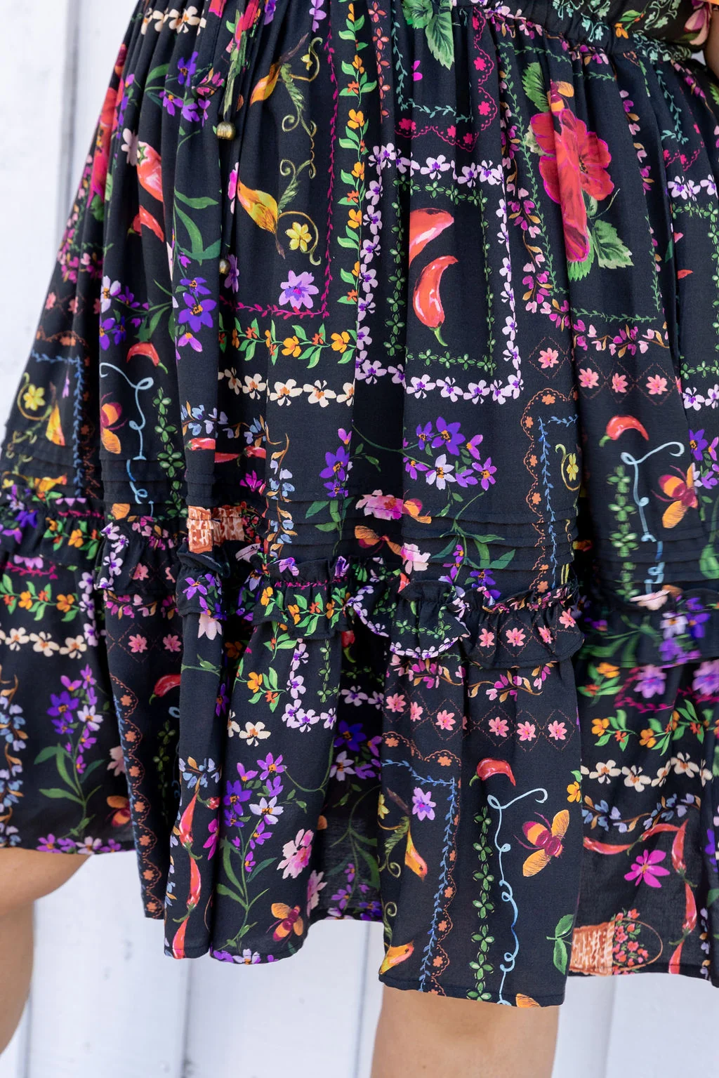 Lisa Dress in Sweet Bee