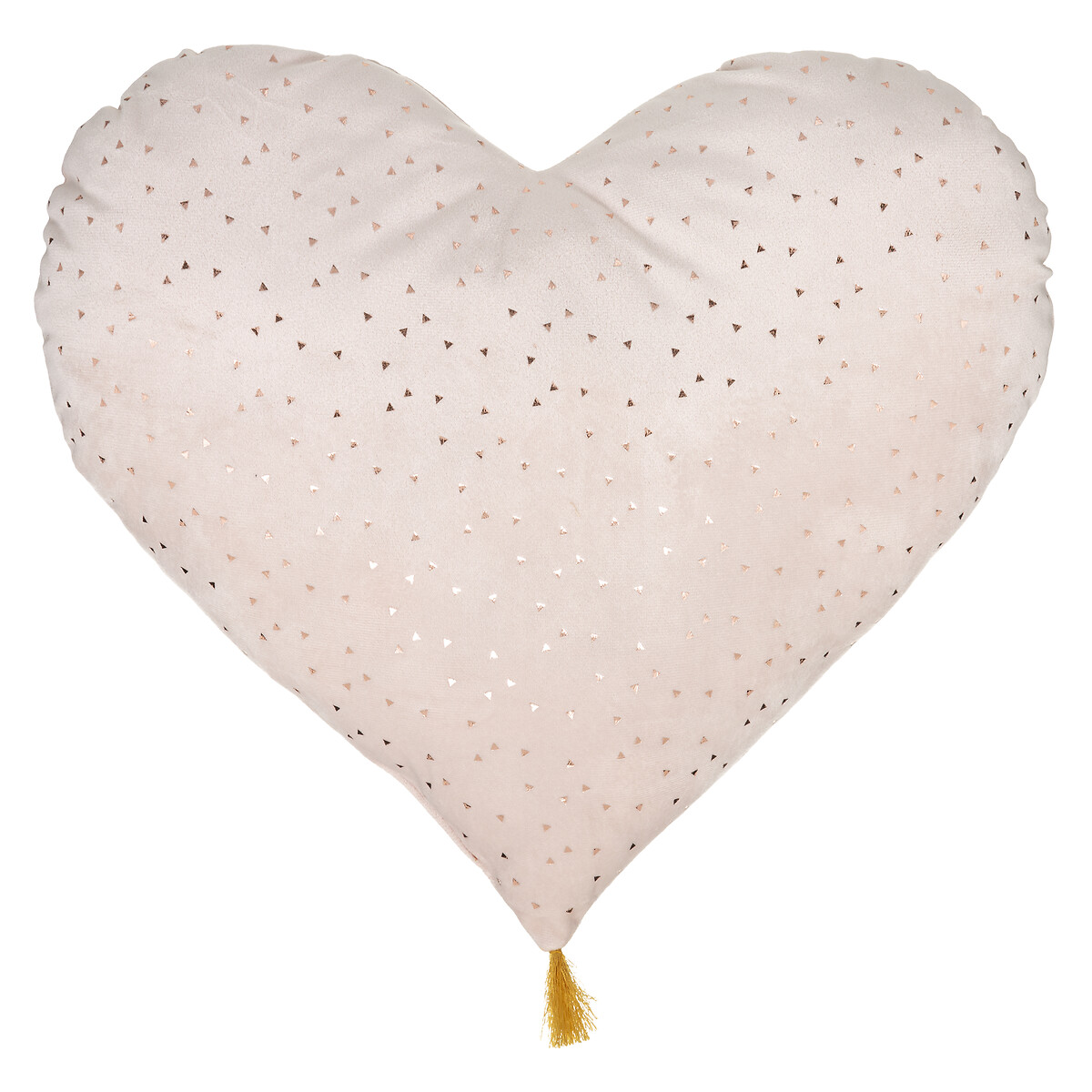 Almofada em forma de coração TASSEL rosa 39x45cm