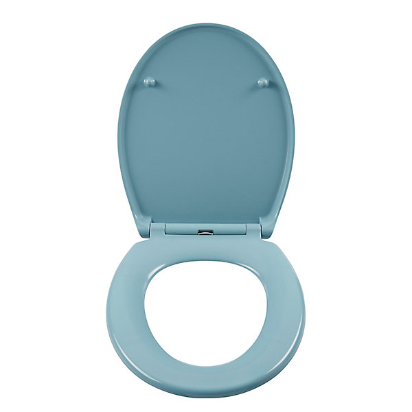 Abattant WC Diani avec frein de chute bleu GoodHome