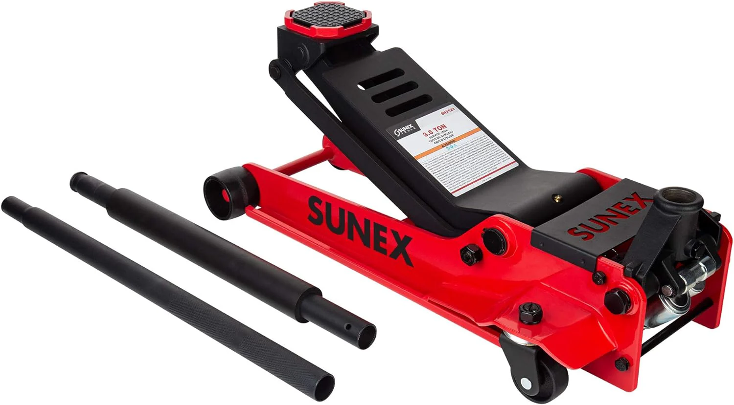 3.5 Ton Low Profile Steel Service Jack with Rapid Rise Technology