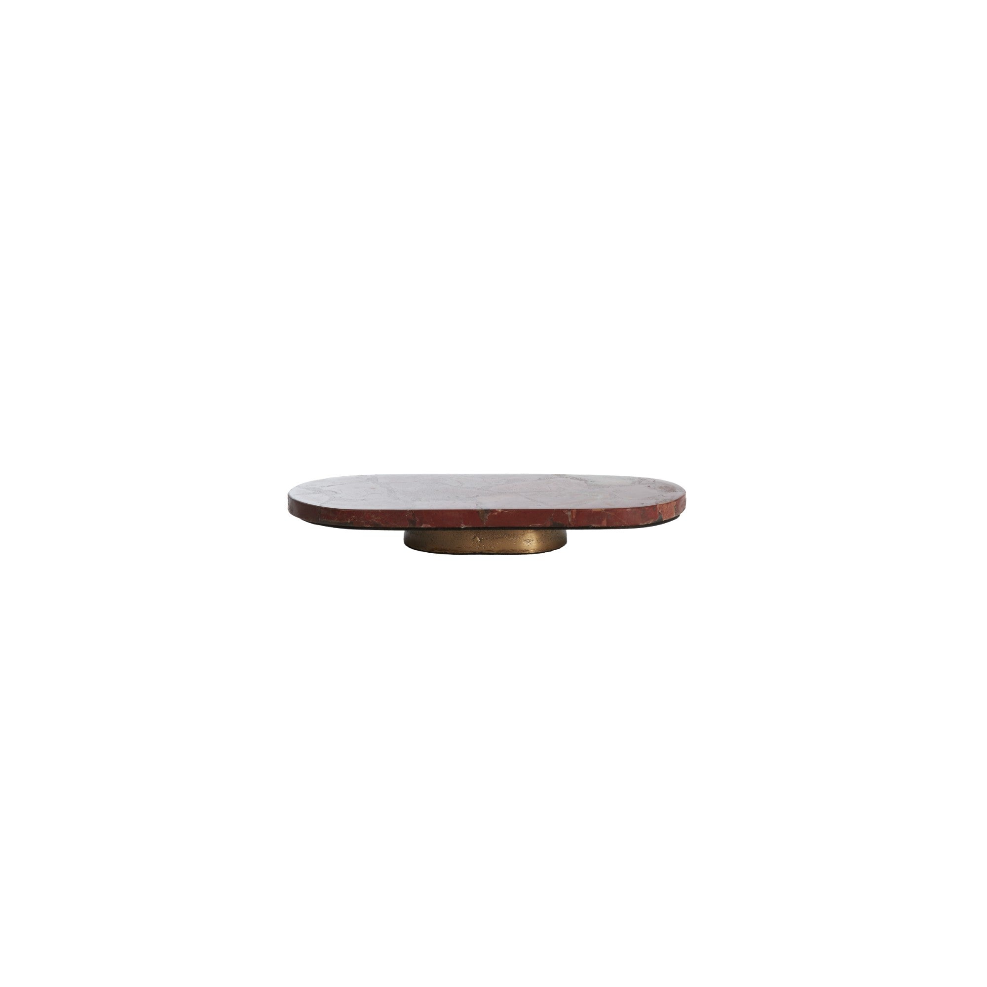 Light & Living schaal Belo - rood - 36x17x4.5cm