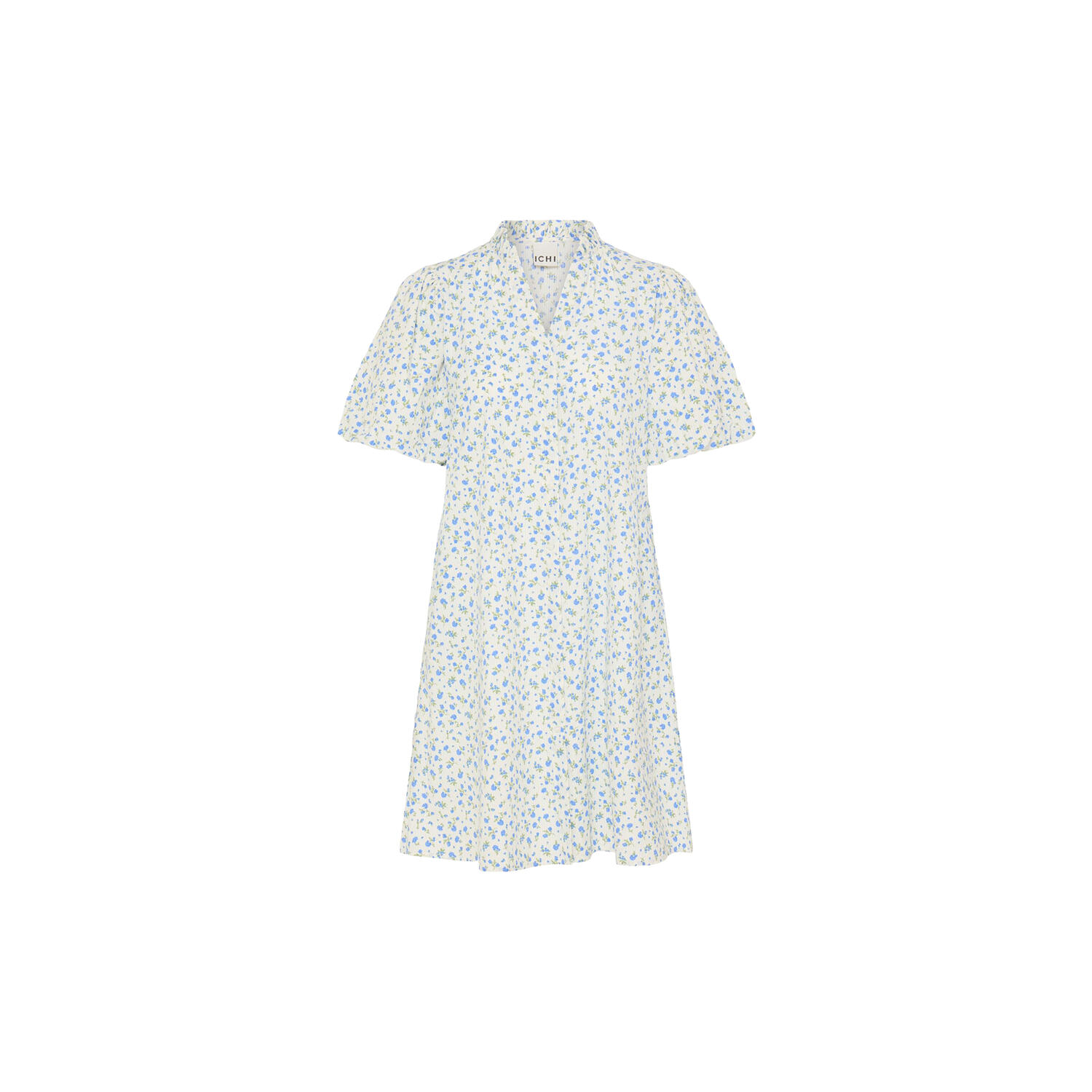 IHQWIN Dress, cloud dancer/blue flower
