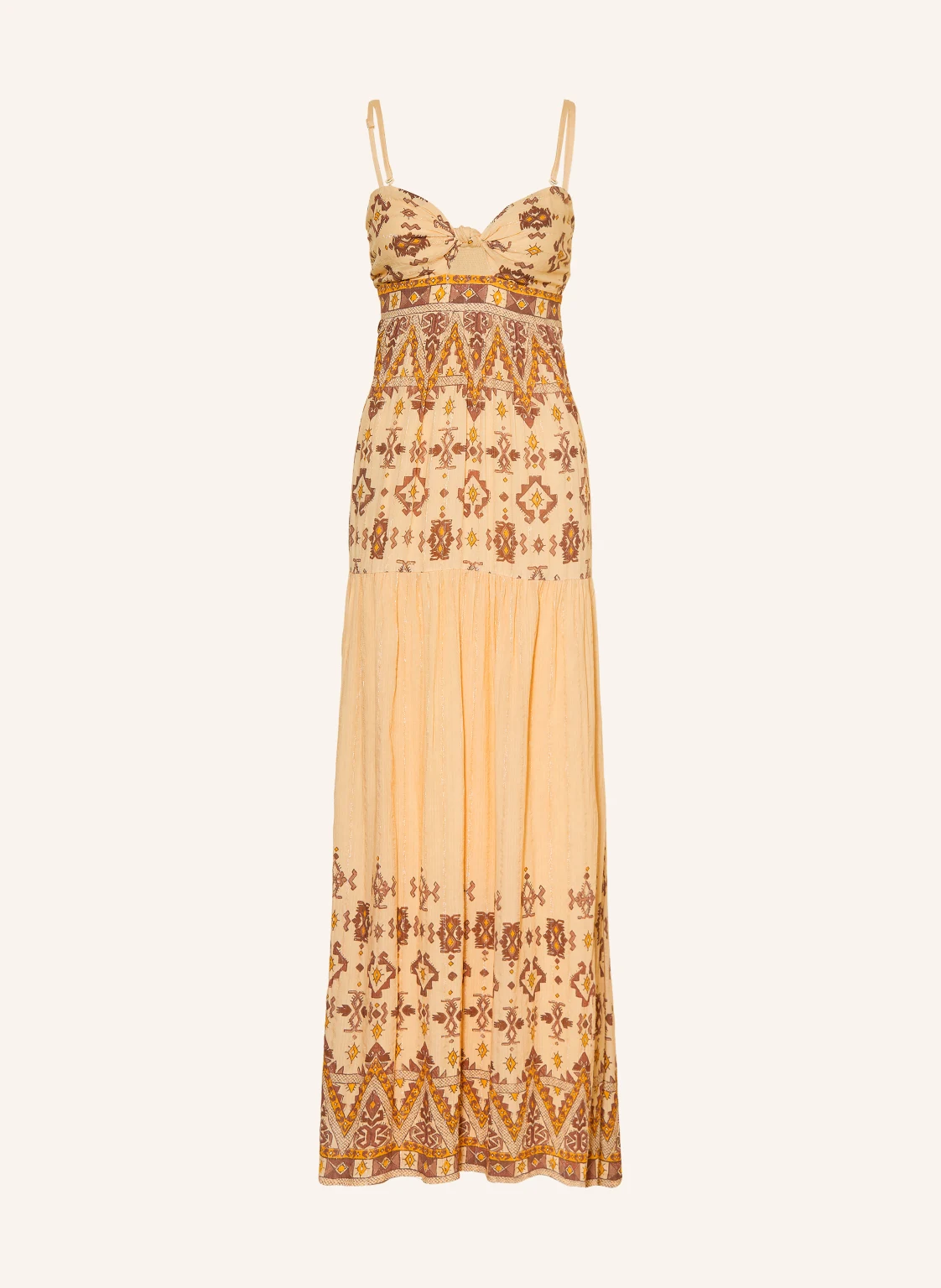 ba&sh Kleid ZEMA mit Glitzergarn und Cut-out