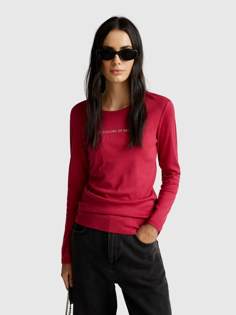 100% cotton long sleeve t-shirt
