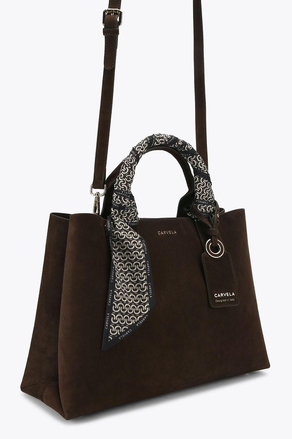 Carvela Nina Tote' Suede Bag