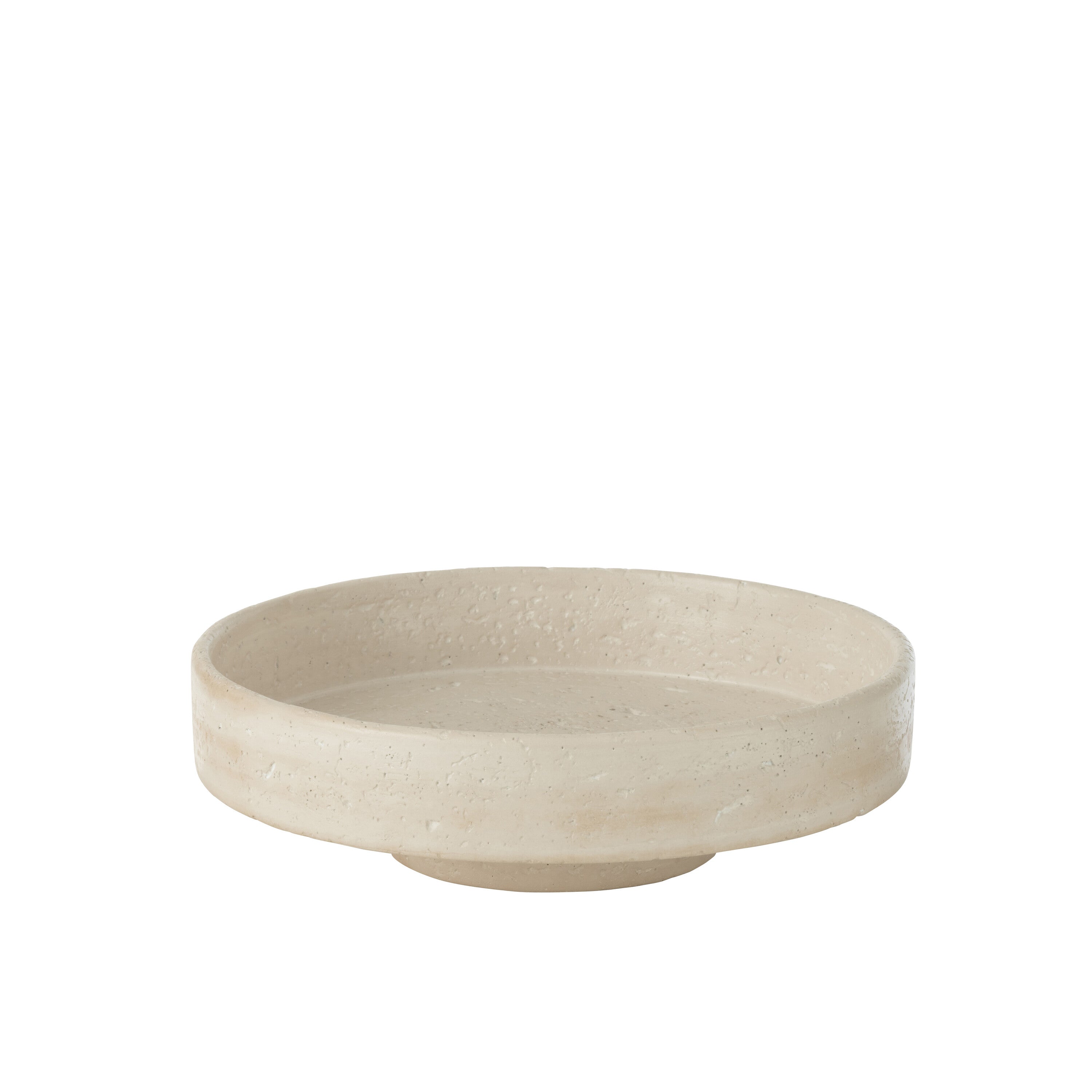 J-Line plateau Olina - cement - creme - large