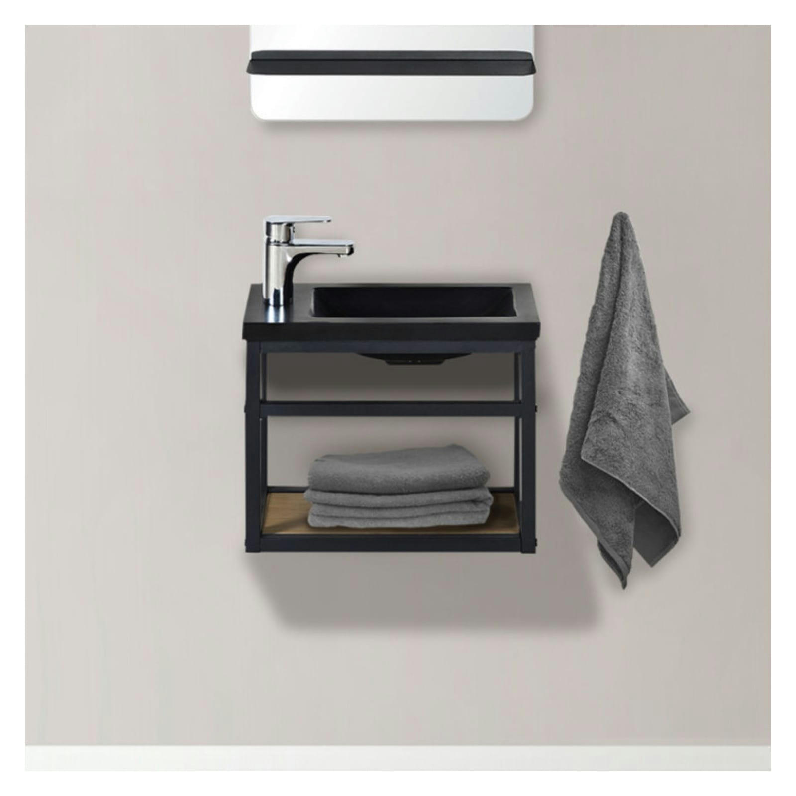 SAO - Meuble lave-mains  + robinet chromé