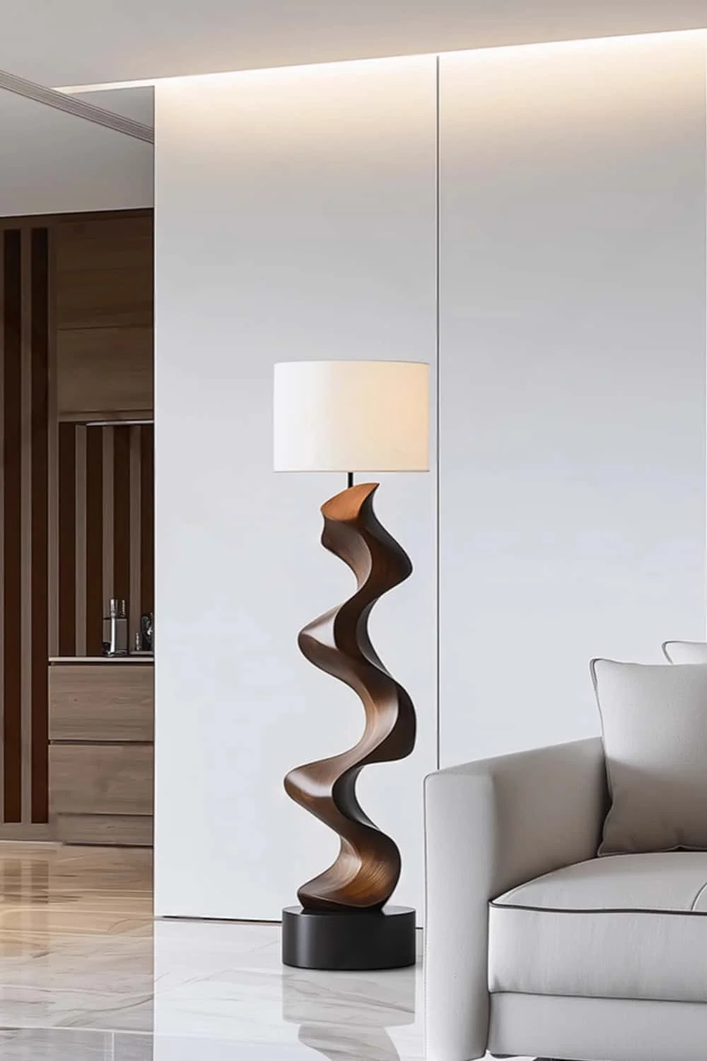 Wooden Art Lamp #WL031