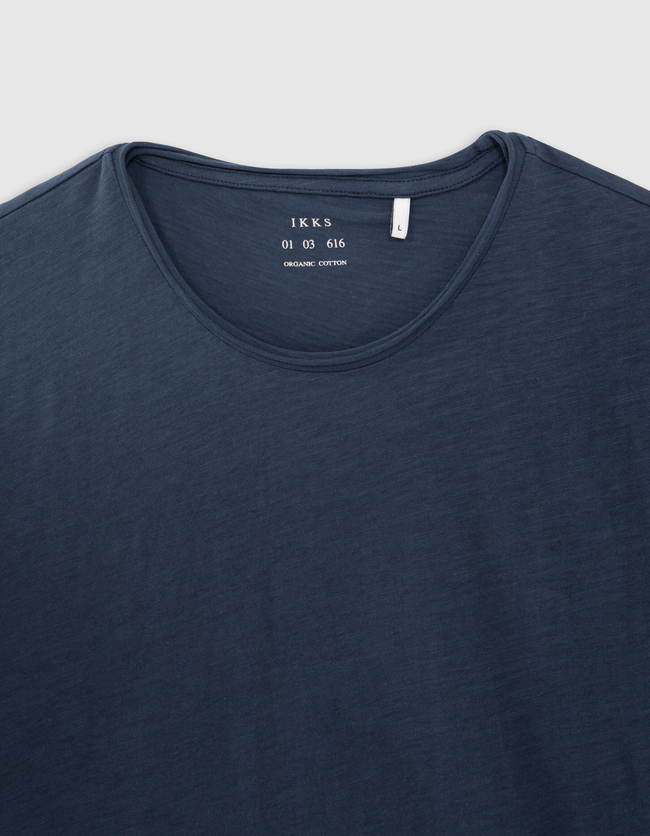 T-shirt L'Essentiel stuck coton bio col rond Homme
