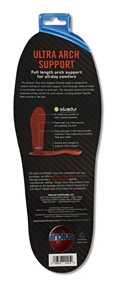 Airplus Ultra Arch Men's Orthotic Insoles