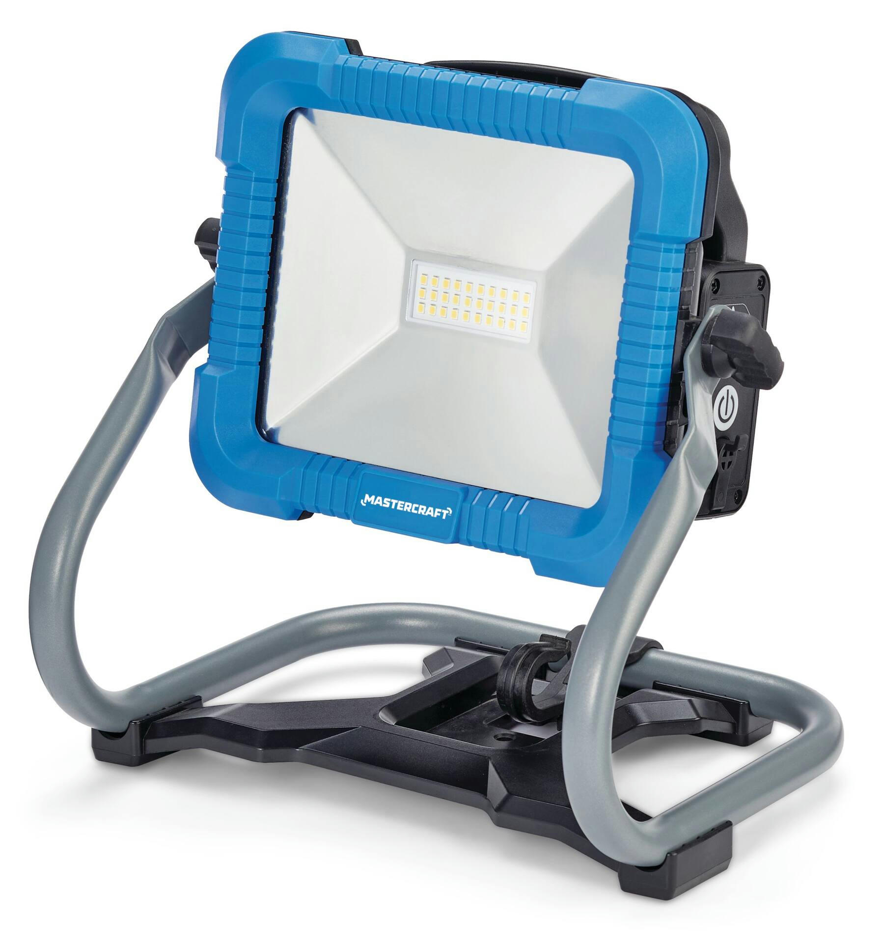 Mastercraft 20V Dual Power LED Worklight, Tool Only, PWR POD Compatible