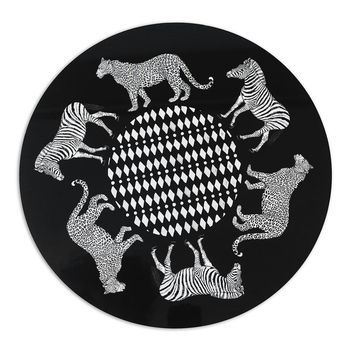 INDIVIDUELS - Set de table serengeti noir 36 cm