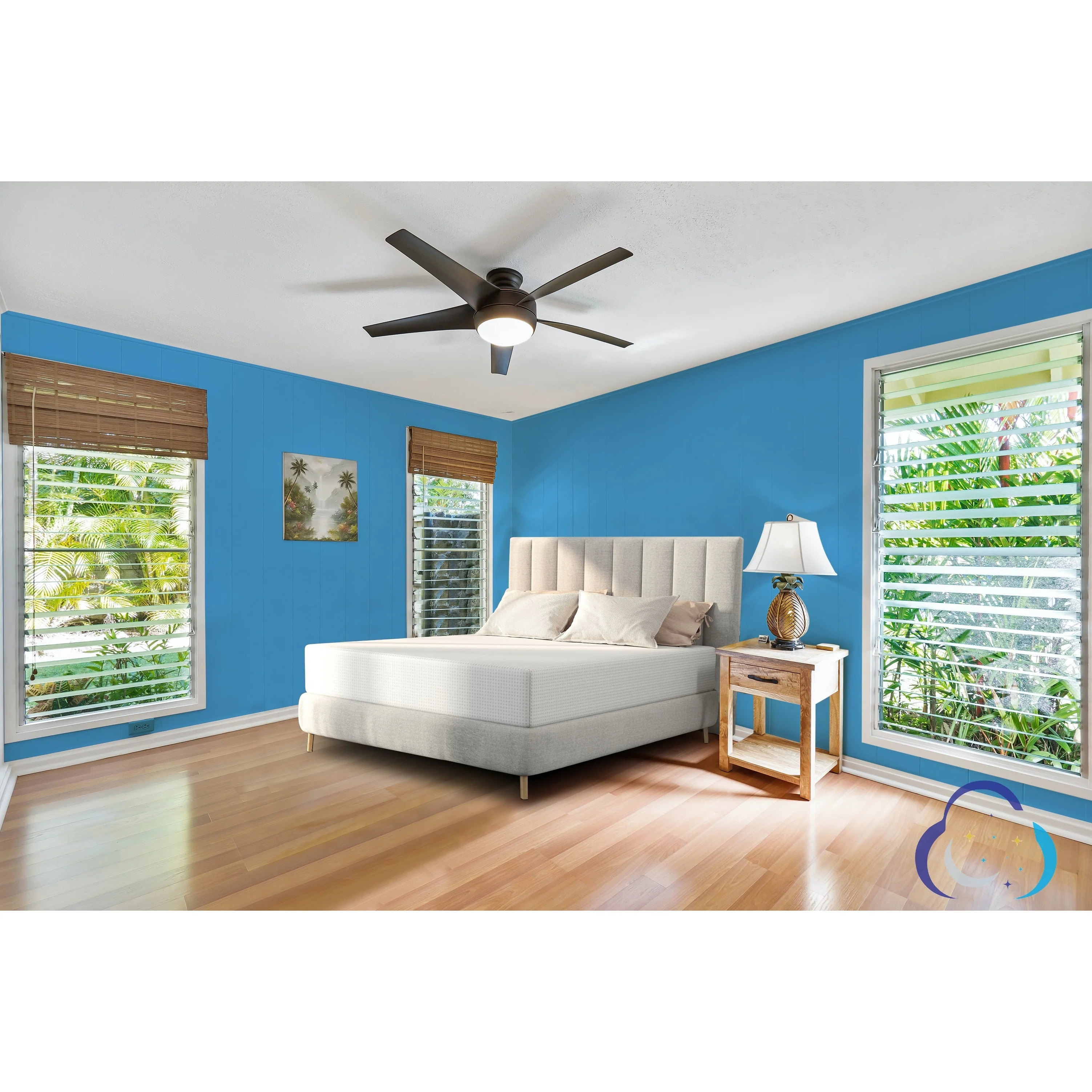 UYQU Bamboo Charcoal Medium Firm Memory Foam Mattress