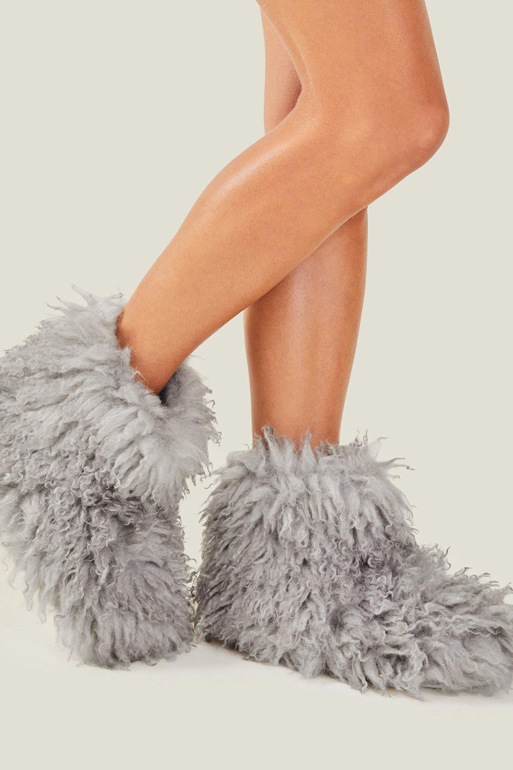 Accessorize Yeti Slipper Boots