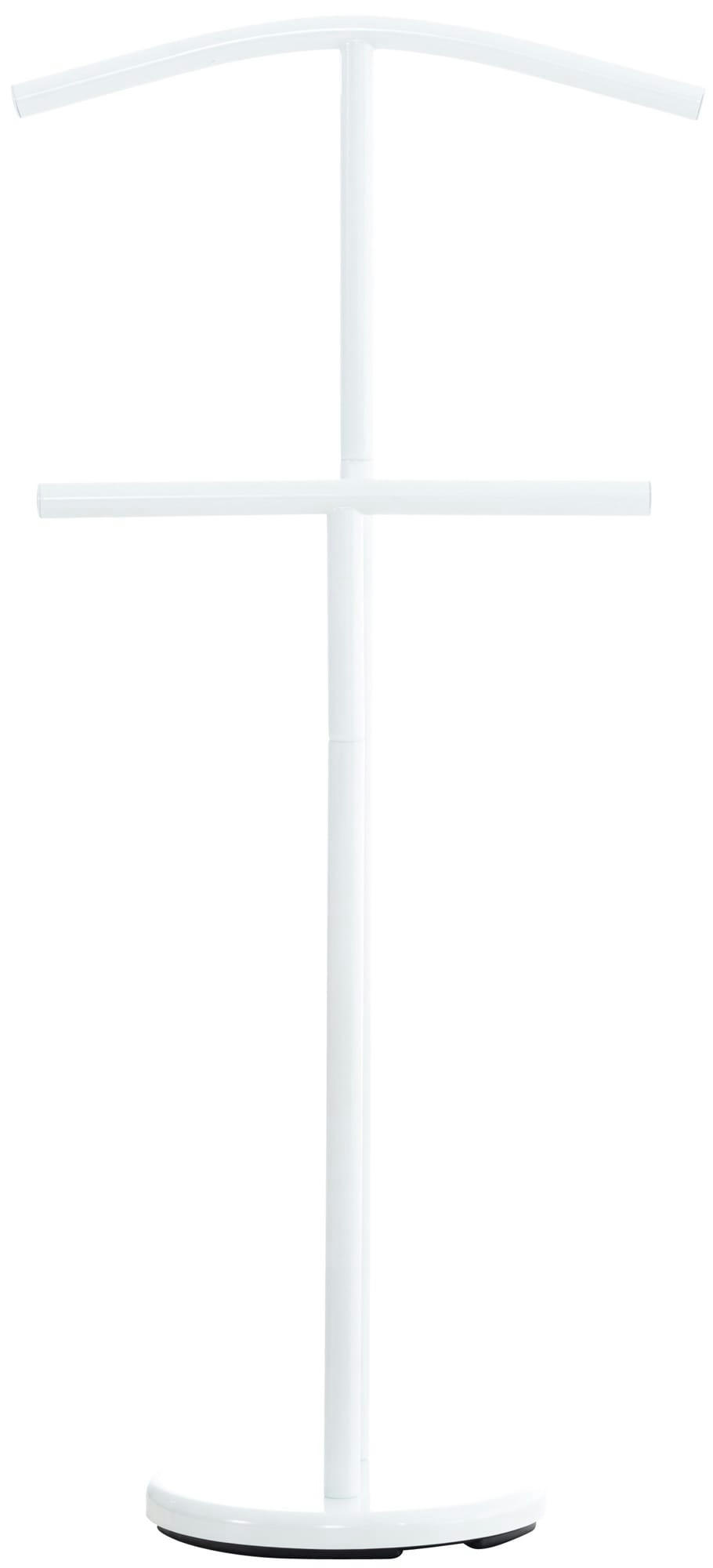 RAYMON - Valet de chambre avec cintre en métal Blanc