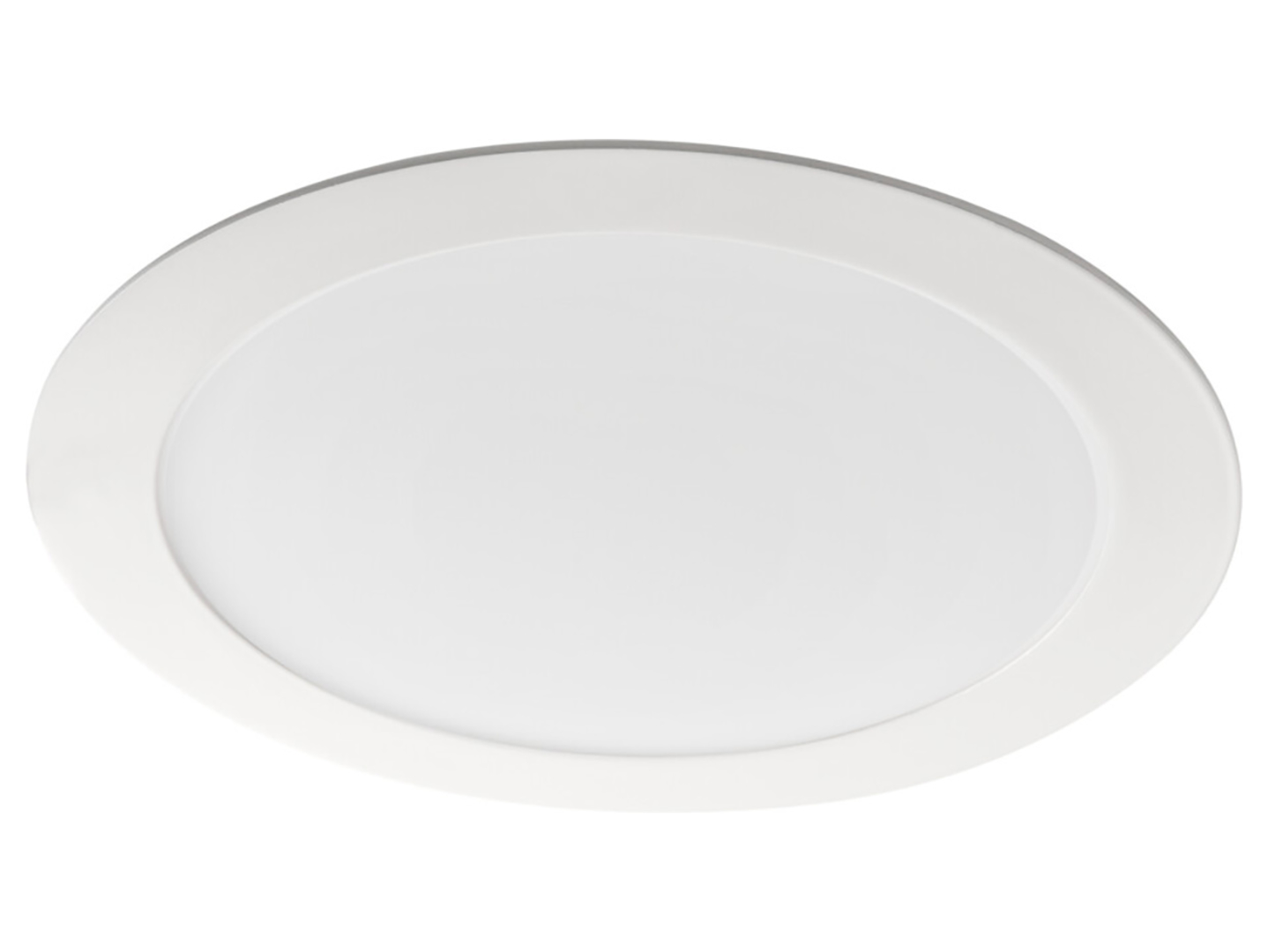 Lampa sufitowa wpuszczana Rounda LED aluminiowa biała