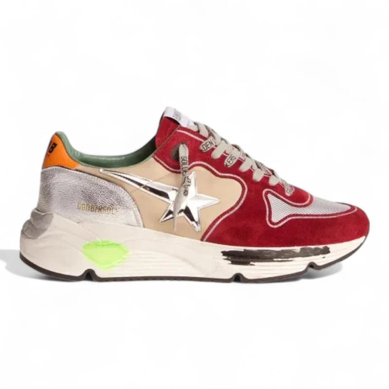 Running Sole sneakers with 3D star and orange heel tab