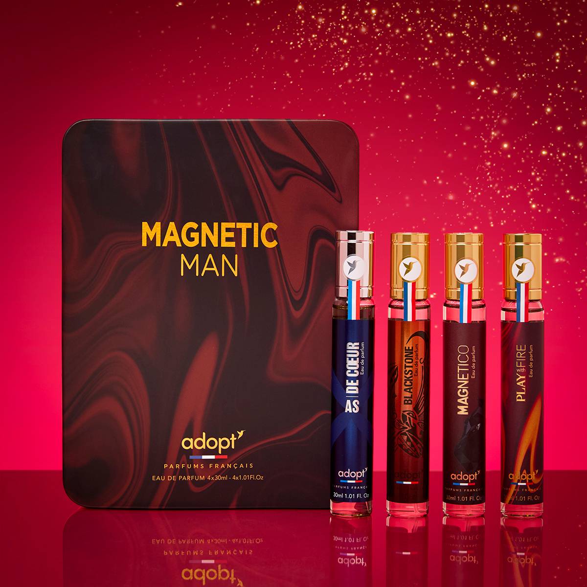 Magnetic ManCoffret 4 x eaux de parfums 30 ml