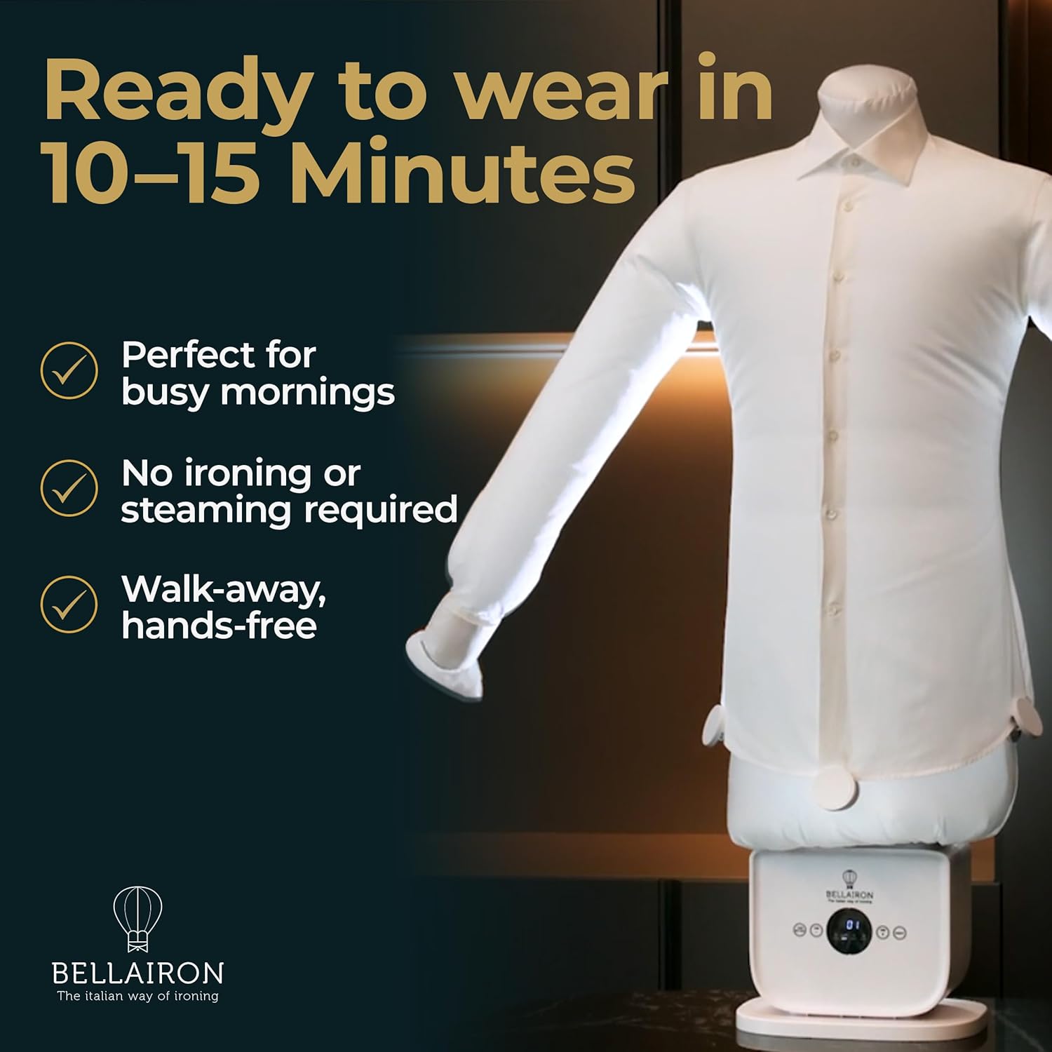 Original Automatic Hot Air Garment Dryer & Iron – Hands-Free Wrinkle Remover for Shirts & Pants, Designed for Reliable Everyday Use