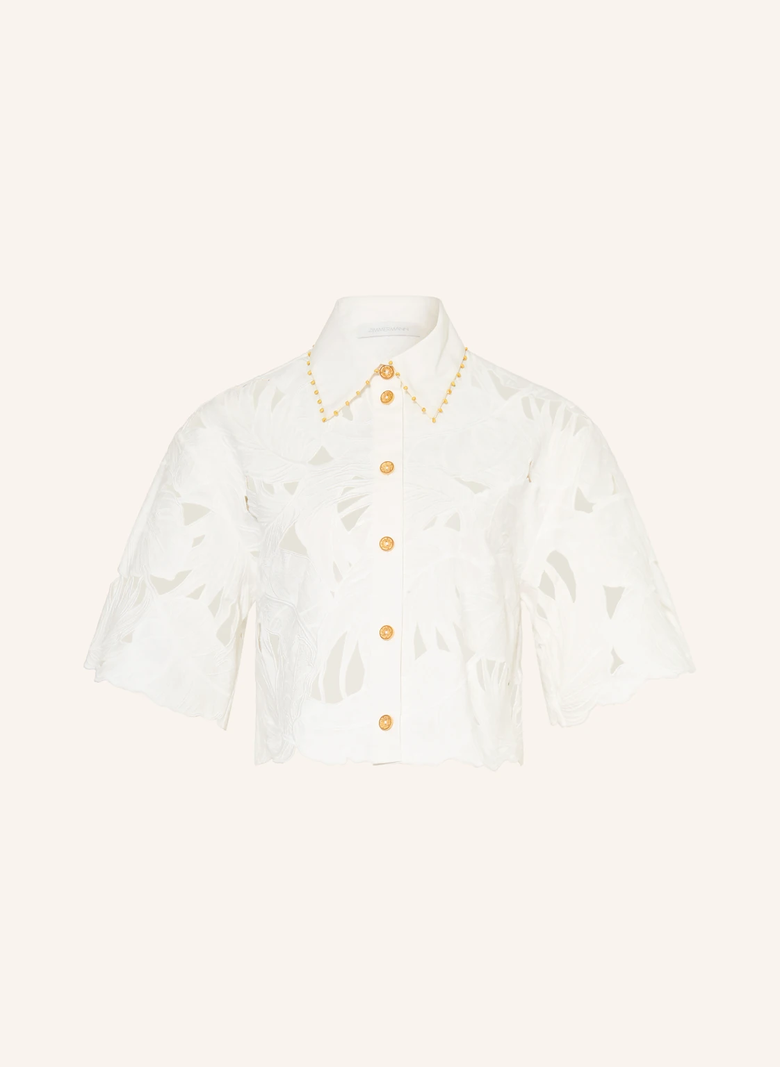 ZIMMERMANN Hemdbluse aus Lochspitze
