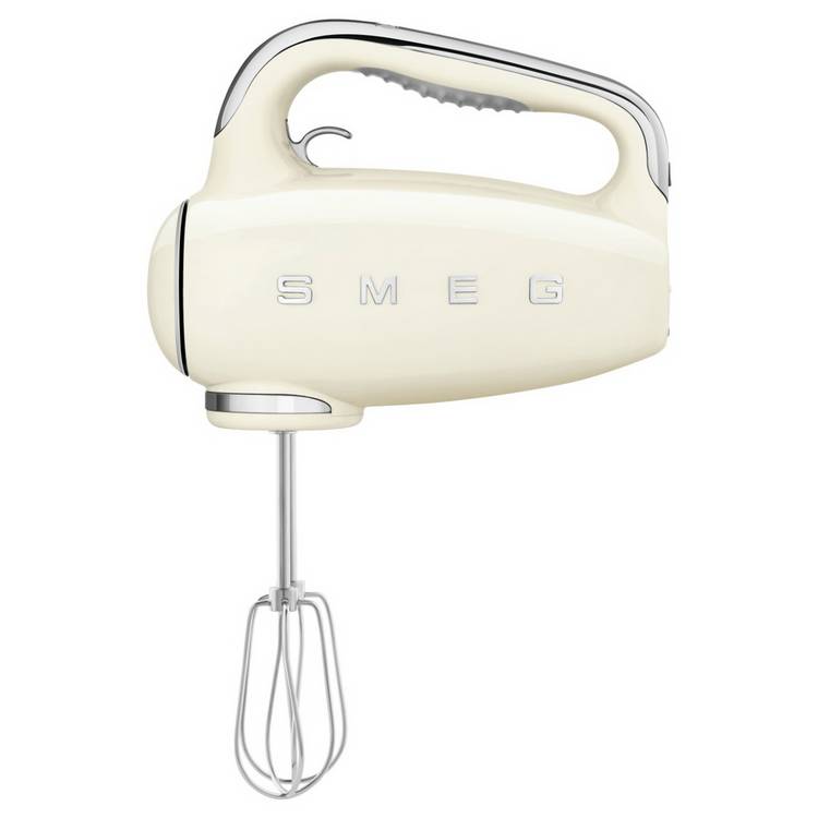 Smeg HMF01CRUK 50's Style Retro Electric Hand Mixer - Cream
