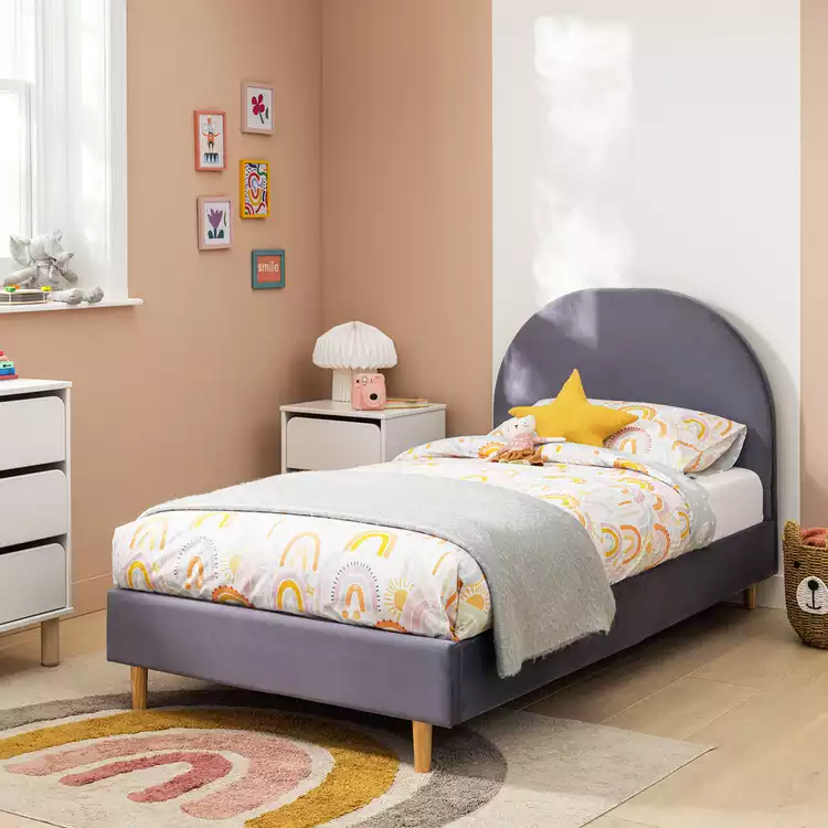 Habitat Olivia Single Bed Frame - Grey