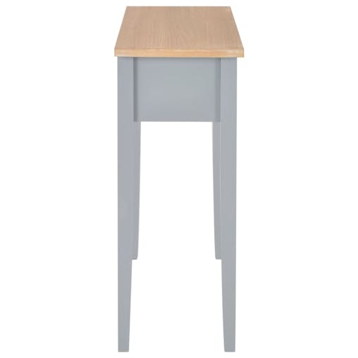 NNEVL Dressing Console Table Grey 79x30x74 cm Wood