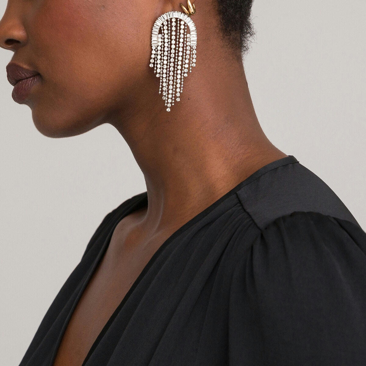 Boucles d'oreilles strass