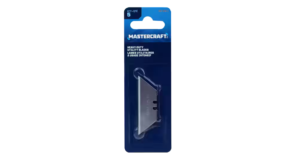 Mastercraft Heavy-Duty Utility Blades, 5-pk