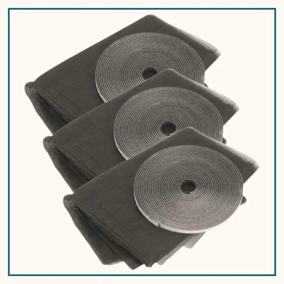 HIXA Raamhor 130x150 anti-insect 3 stuks